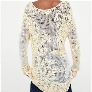 Zara Open Knit Sweater